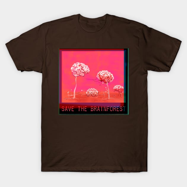 Save the Brainforest T-Shirt by sandpaperdaisy